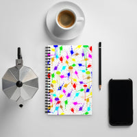 Splash Of Colors Spiral notebook
